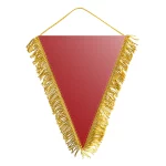 Gagliardetto triangolare personalizzato, modello 34. Foto del retro.