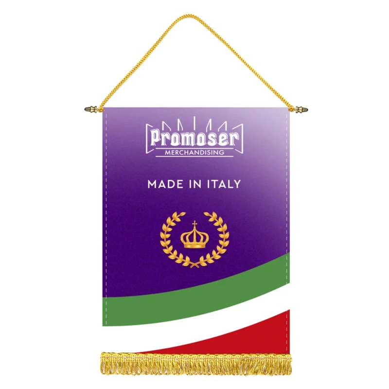 GAGLIARDETTO ROMA UFFICIALE Cm. 20 X 28 TRIANGOLARE GIALLOROSSO