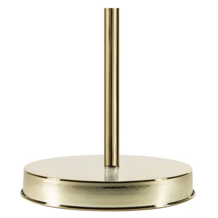 Base per asta stendardo in acciaio inox dorato a 1 sede. Articolo 208-LUX.