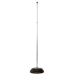 Basetta per gagliardetti. Foto accessorio con base in legno colore noce. Codice 268.