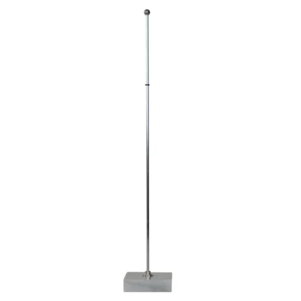 Basetta per gagliardetti. Foto accessorio con base in marmo a 1 astina. Codice 267.