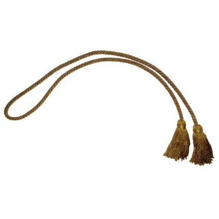 Cordoniera con fiocco per Stendardi e Gonfaloni colore oro da 150 centimetri.