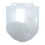 Gagliardetto a scudo personalizzato, modello 21. Foto della busta trasparente in PVC.