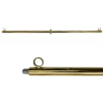 Traversa per Stendardi e Gonfaloni in ottone dorato disponibile in varie misure.