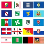 Bandiere Regioni italiane. Bandiere Provincia italiane. Produzione e stampa bandiere.