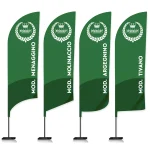 Bandiere a vela personalizzate. Bandiere con stampa personalizzate disponibili in diversi modelli.