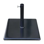Base in ferro nera, da 10 chili, per bandiere a goccia e per bandiere a vela.