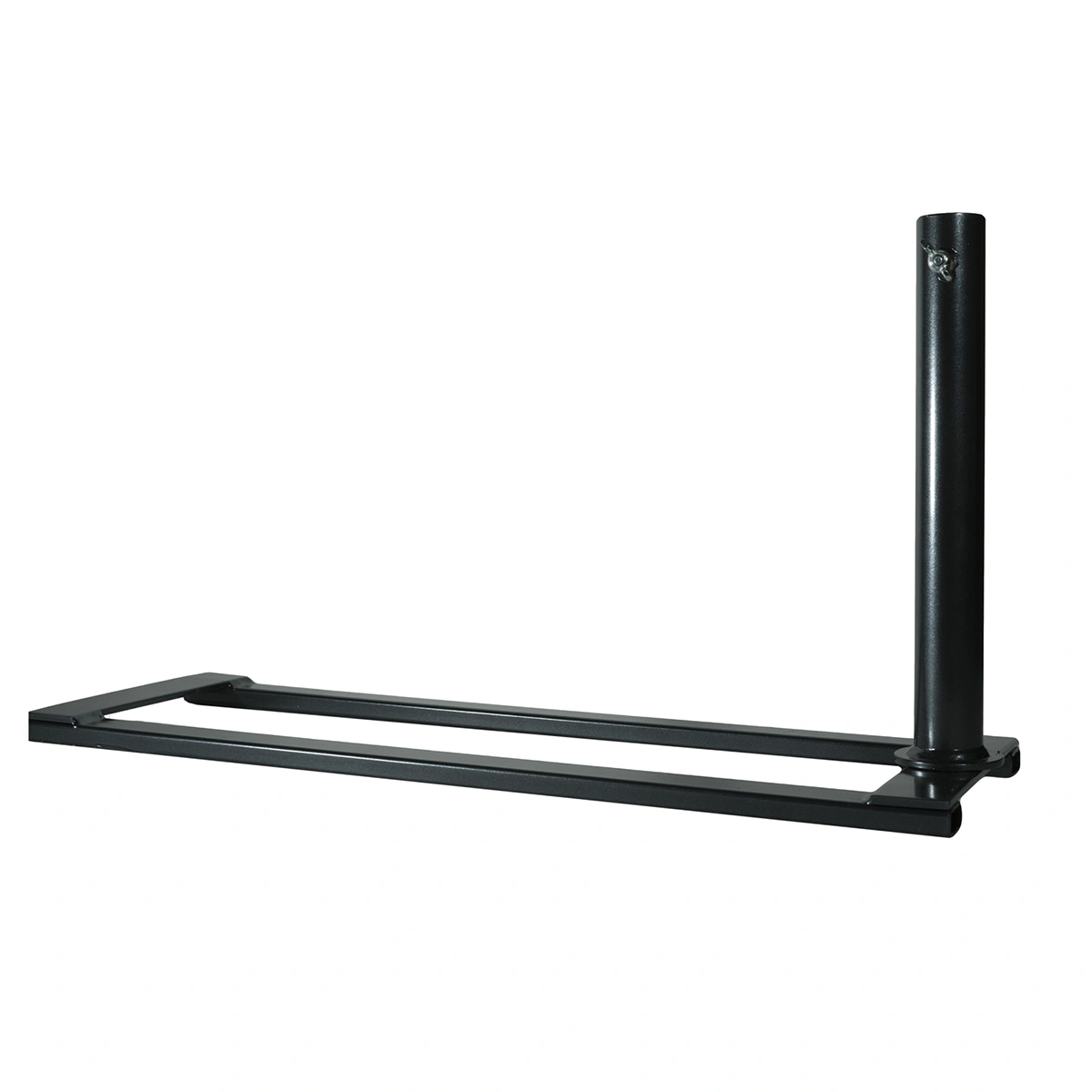 Base sottoruota in ferro<br> per aste (ø 50 mm.)